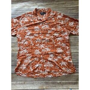 Vintage Polo Ralph Lauren Shirt Large Caldwell Camp Hawaiian Loop Collar Rayon